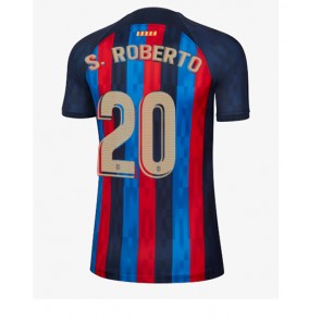Barcelona Sergi Roberto #20 kläder Kvinnor 2022-23 Hemmatröja Kortärmad